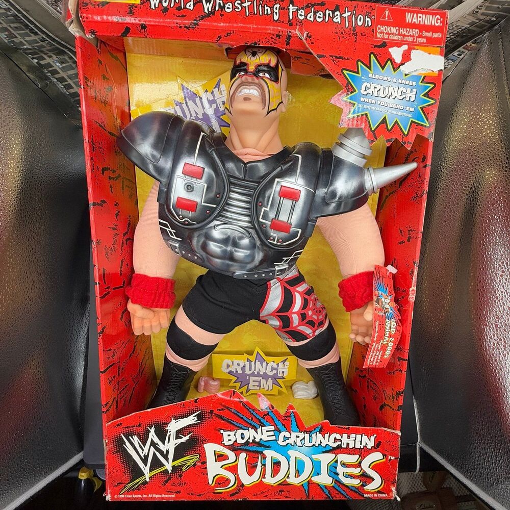 VINTAGE 1998 JAKKS WWF BONE CRUNCHIN' BUDDIES LEGION OF DOOM ANIMAL RARE